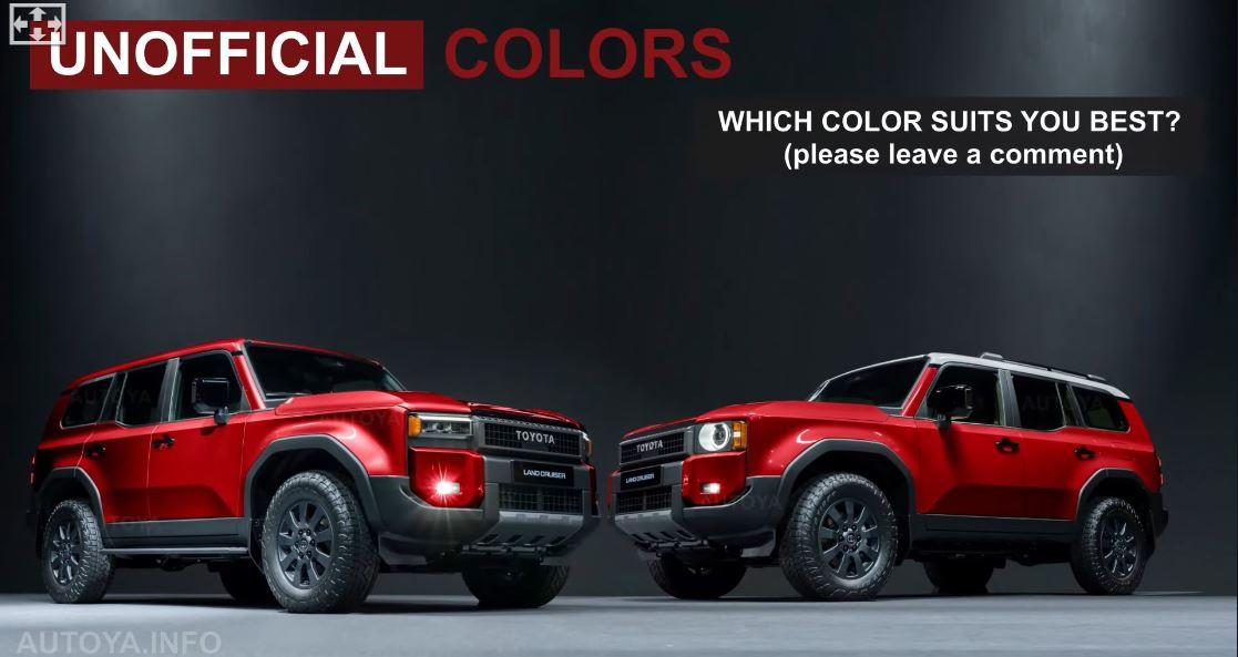 2025 Land Cruiser Colors for the 1958 LAND CRUISER RED METALLIC.JPG